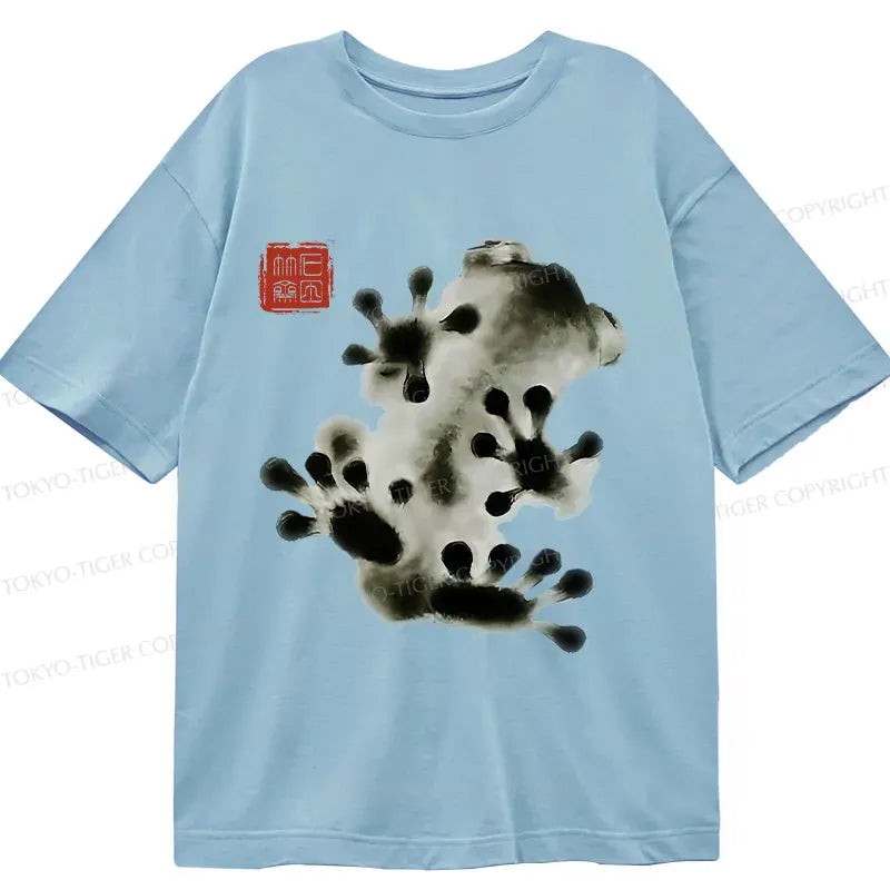 Kyoto-Lion Ink Painting Frog Classic T-Shirt