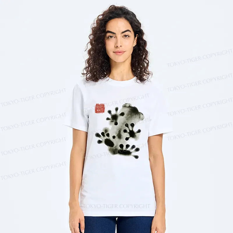 Kyoto-Lion Ink Painting Frog Classic T-Shirt