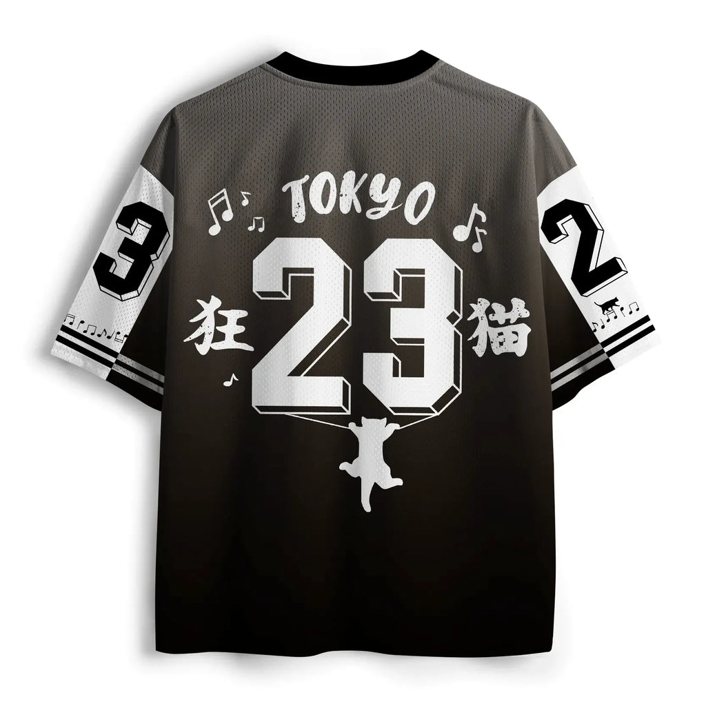 Kyoto-Lion Retro Groove 'Kyo-Neko' Mesh Jersey
