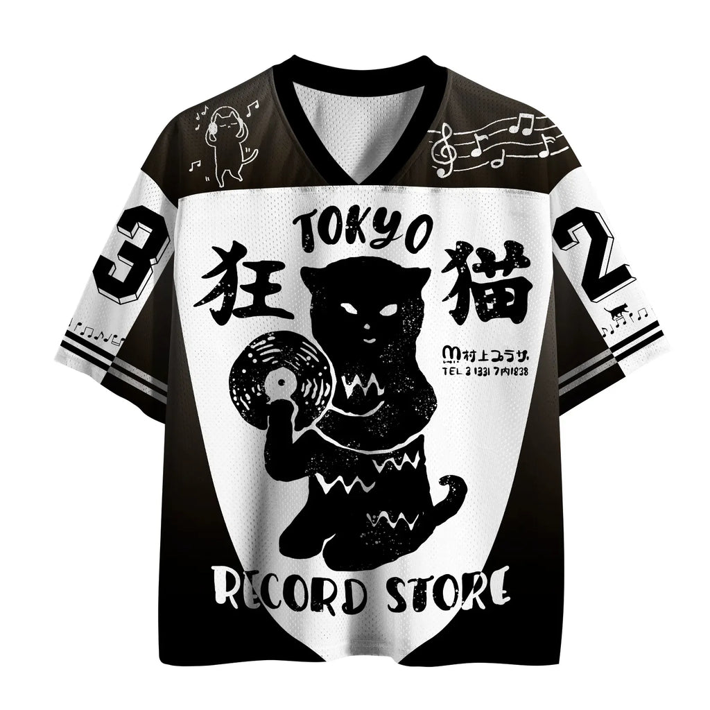 Kyoto Retro Mesh Jersey for Daily Wear