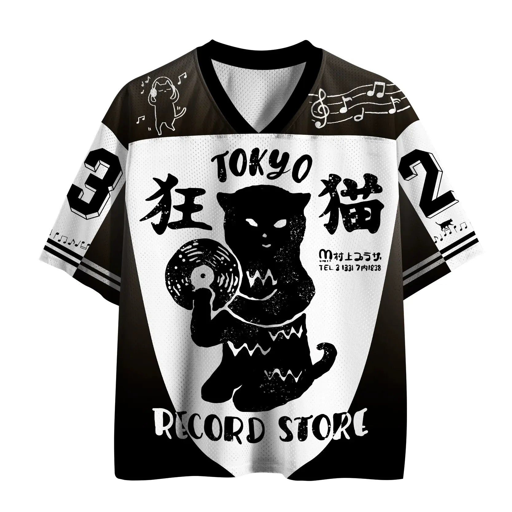 Kyoto Retro Mesh Jersey for Daily Wear