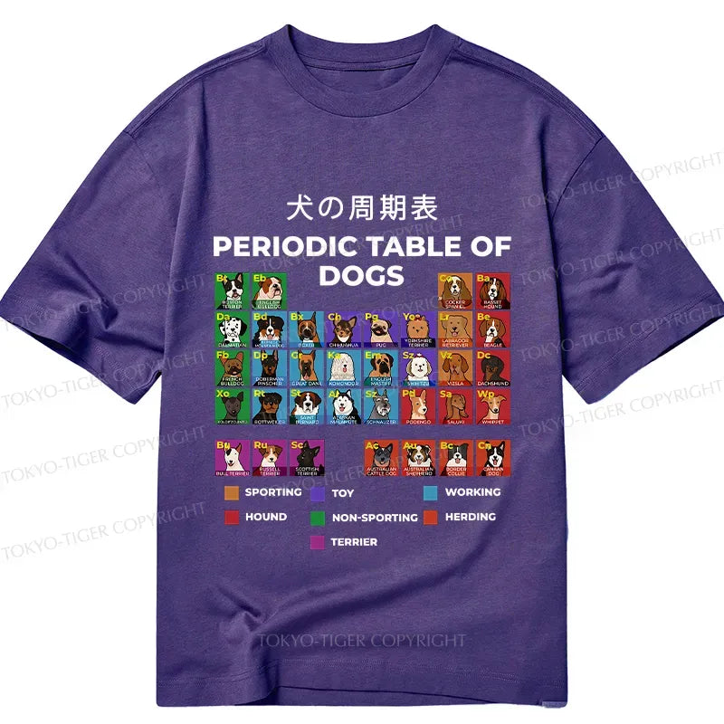 Periodic Table of Dogs Unisex Tee