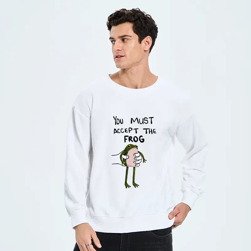 Kyoto-Lion Accept This Frog Classic Sweatshirt