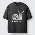 Kyoto-Lion Washed T-Shirt for Daily Wear