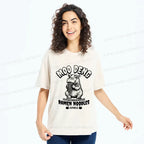 Kyoto-Lion Moo Deng Eating Ramen Funny Washed T-Shirt