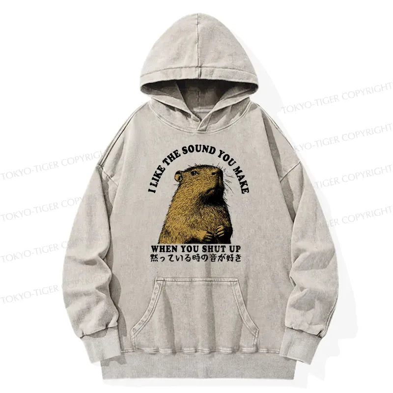 Japanese Kyoto-Lion washed hoodie for daily wear