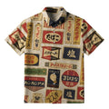 Japanese Retro Button-up Shirt for Men