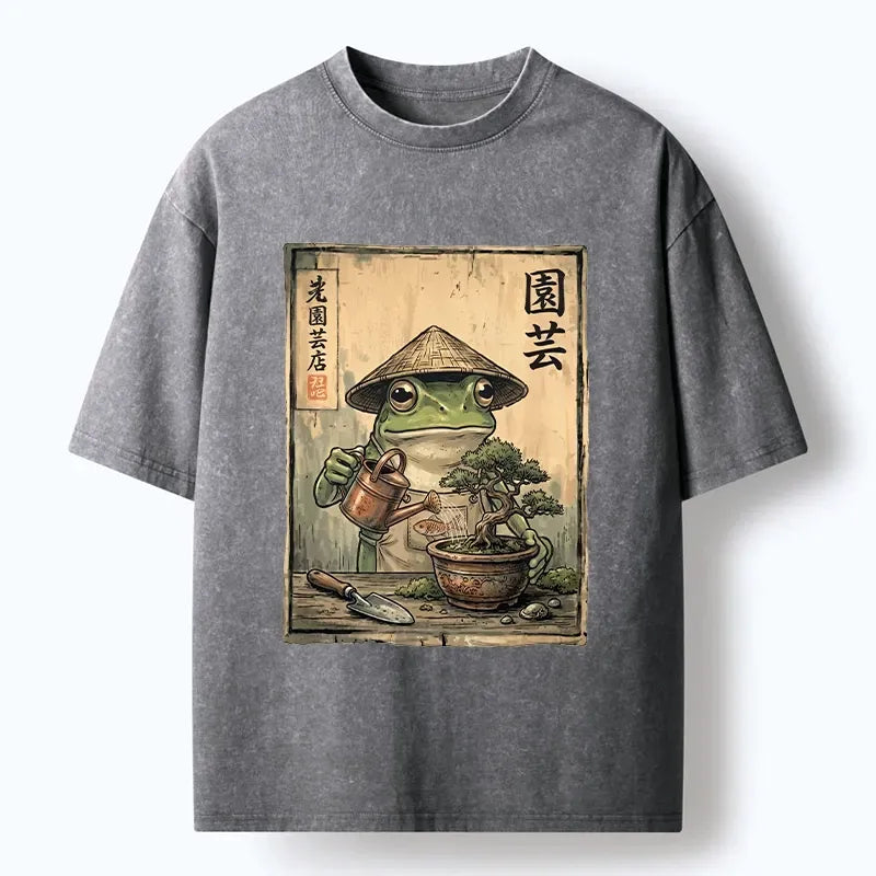 Kyoto lion washed t-shirt gift idea