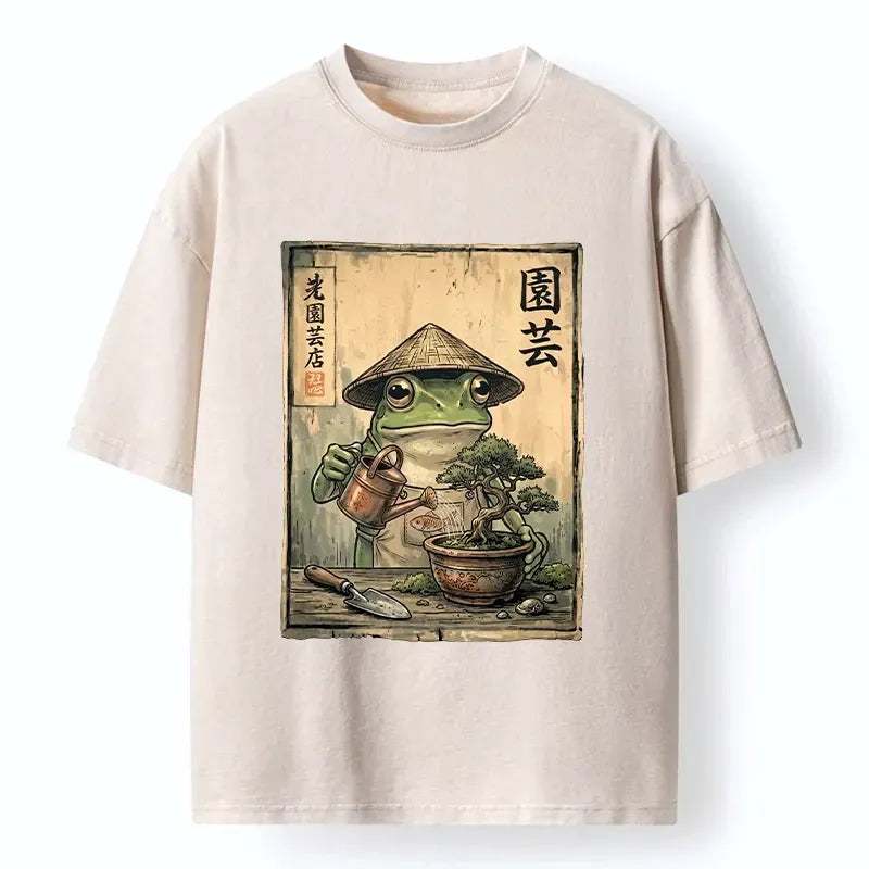 Kyoto lion washed t-shirt gift idea