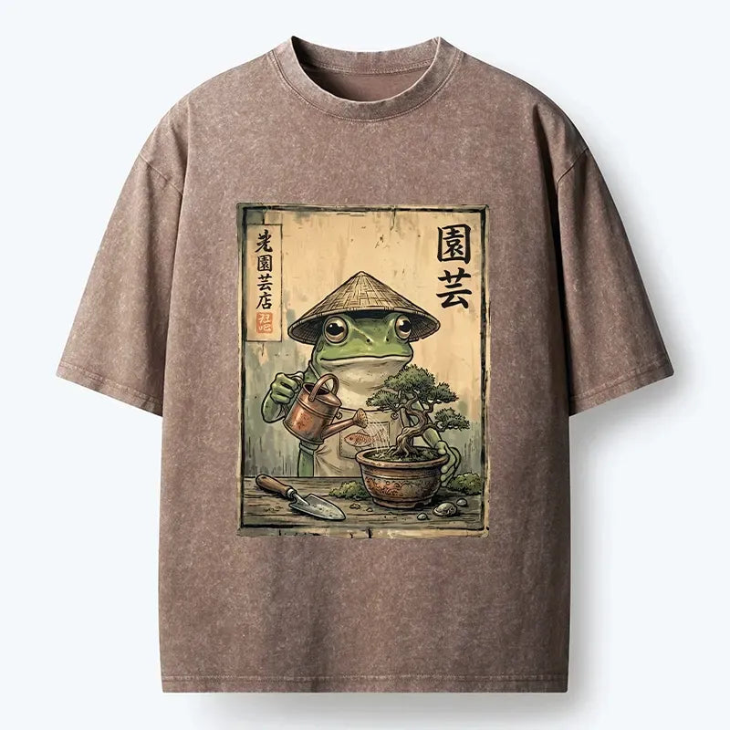 Kyoto lion washed t-shirt gift idea