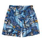 Japanese whale swim trunks for men