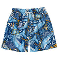 Japanese whale swim trunks for men