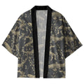 vintage japanese koi kimono cardigan for daily wear
