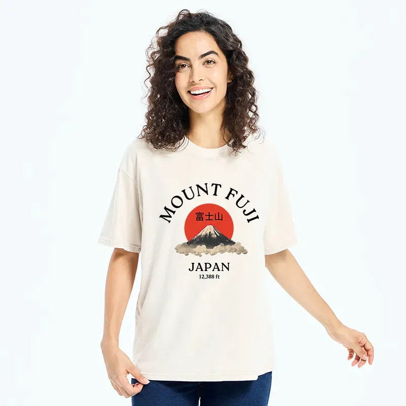 trending Kyoto Japan Mount Fuji tee