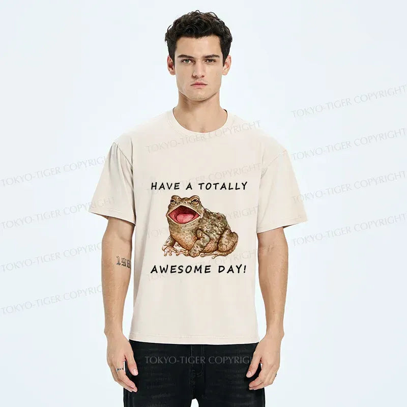 Japanese Retro Toad T-Shirt for Summer