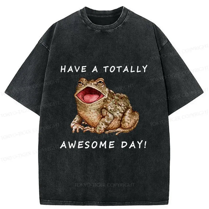 Japanese Retro Toad T-Shirt for Summer