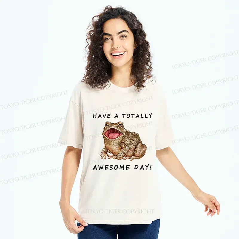 Japanese Retro Toad T-Shirt for Summer