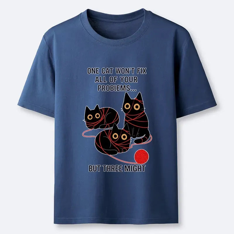 Japanese classic cat t-shirt for daily wear