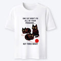 Kyoto-Lion Three Cats Fix All Problems Classic T-Shirt