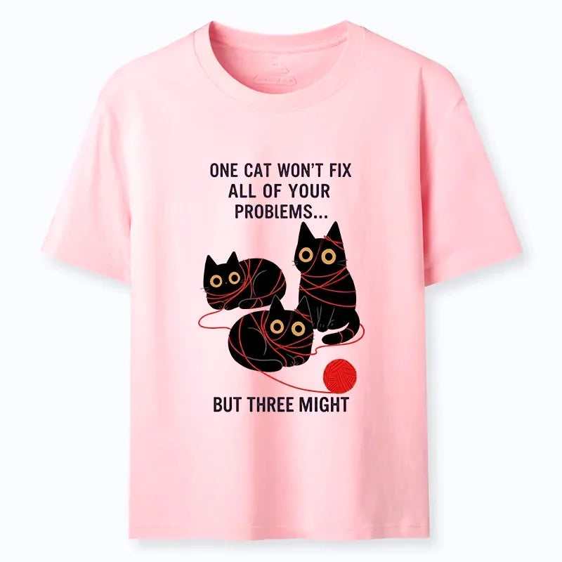 Japanese classic cat t-shirt for daily wear