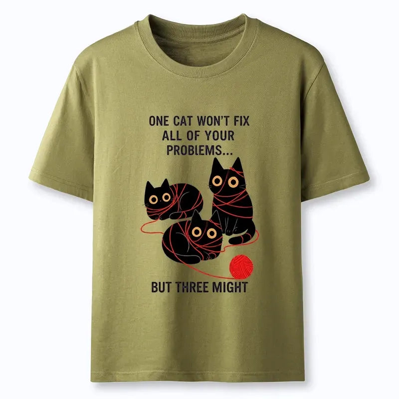 Japanese classic cat t-shirt for daily wear