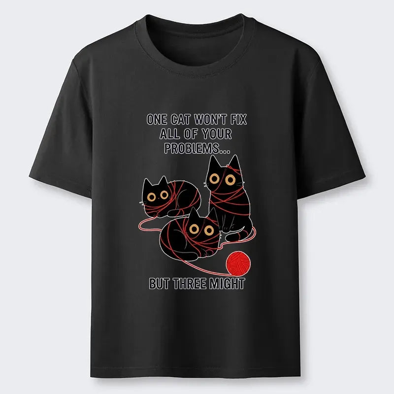 Japanese classic cat t-shirt for daily wear