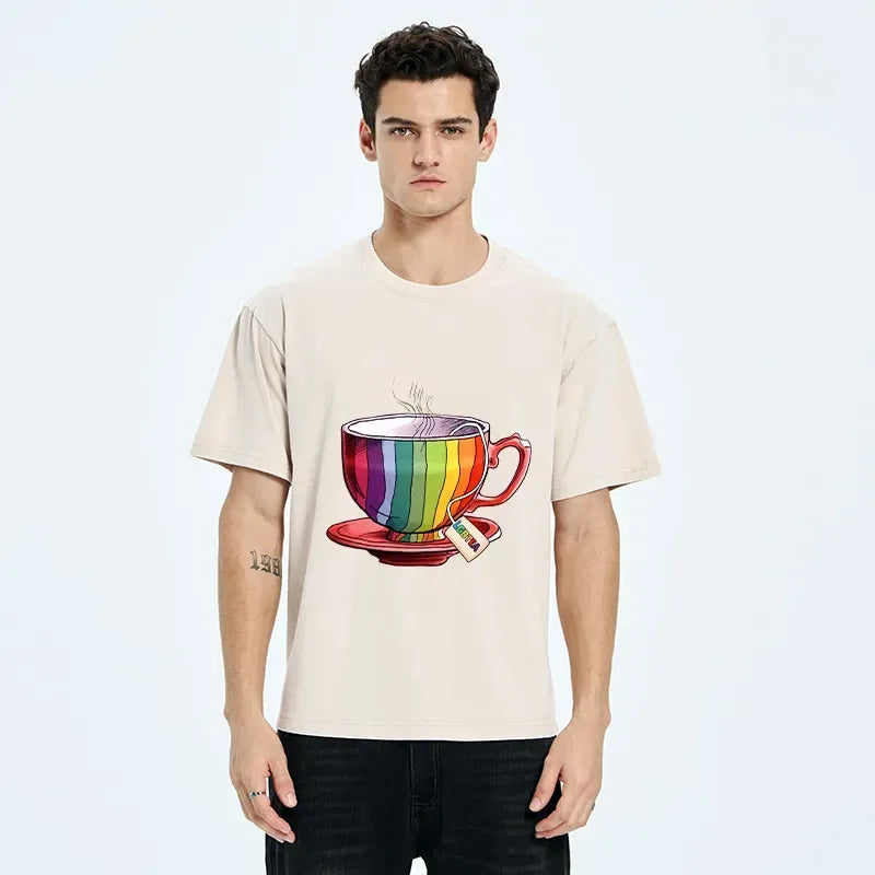 Trending Ukiyo-e Style Rainbow T-Shirt