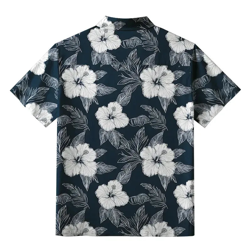 Unisex Kyoto Lion Floral Hawaiian Shirt