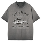 japanese gradient washed t-shirt gift idea