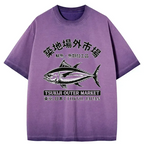 japanese gradient washed t-shirt gift idea