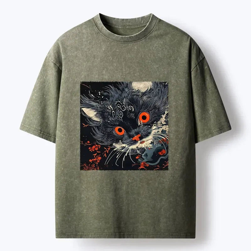 soft fluffy oriental cat tee free shipping
