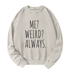 Kyoto-Lion Funny Weird Vibe Washed Sweatshirt