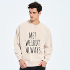 Kyoto-Lion Funny Weird Vibe Washed Sweatshirt