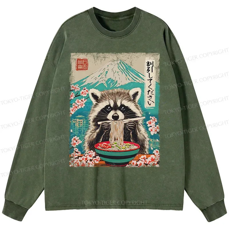 Japanese Vintage Washed Long Sleeve T-Shirt