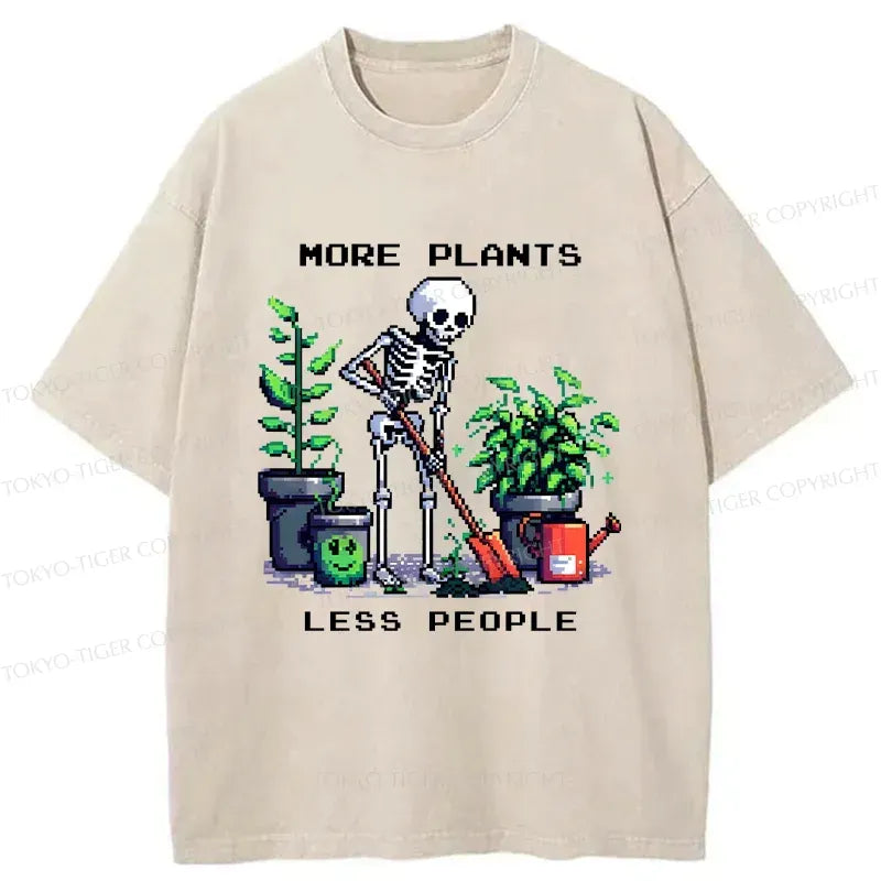 Japanese Vintage Skeleton T-Shirt for Daily Wear