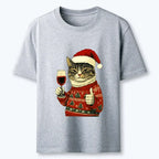 Kyoto-Lion Christmas Cat Likes Classic T-Shirt