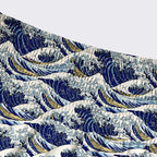 Japanese Ukiyo-e Print Skirt for Women