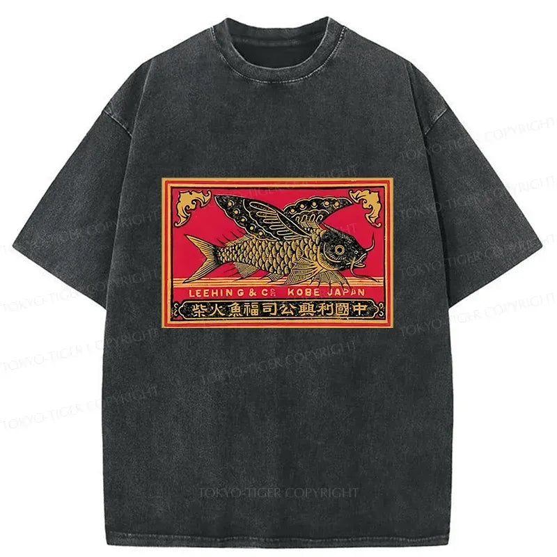 Washed Japanese T-Shirt Free Shipping