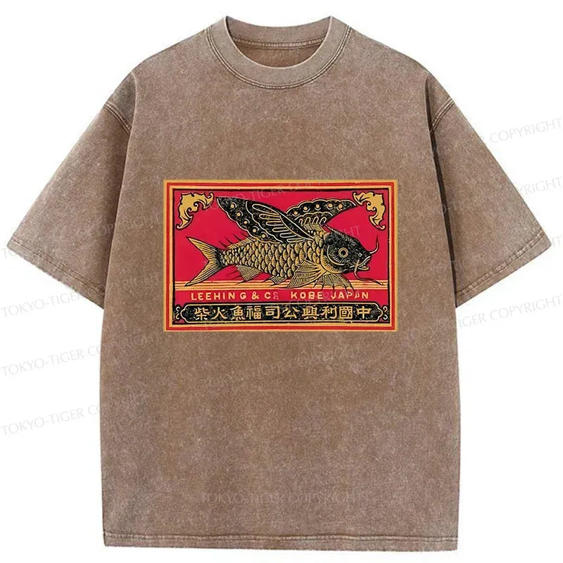 Washed Japanese T-Shirt Free Shipping