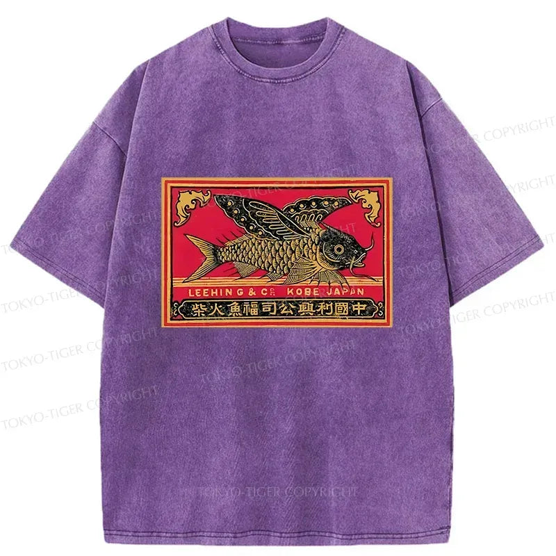 Japanese Flying Fish Washed T-Shirt