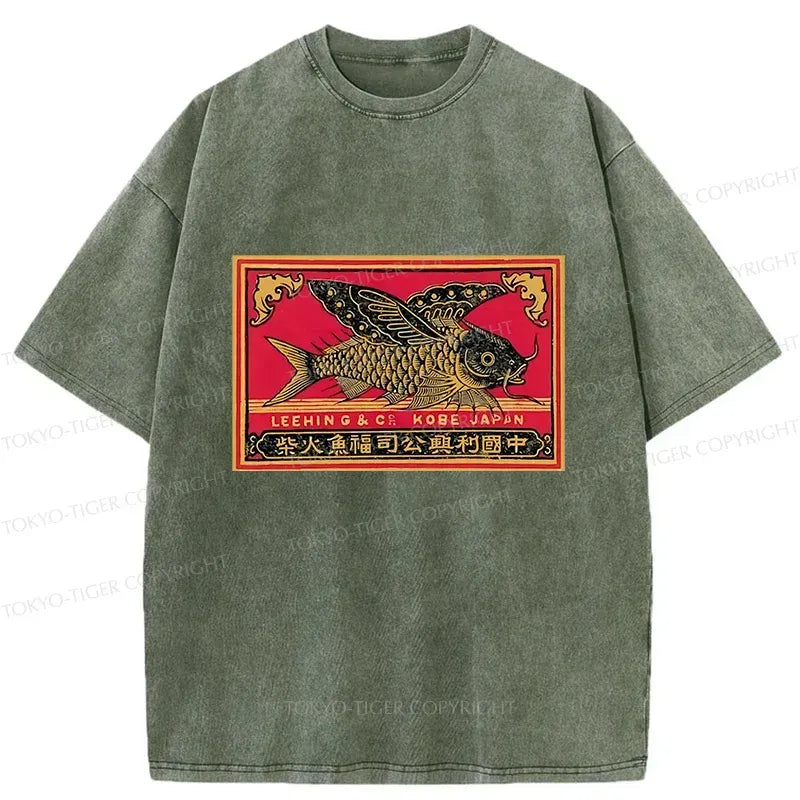 Washed Japanese T-Shirt Free Shipping