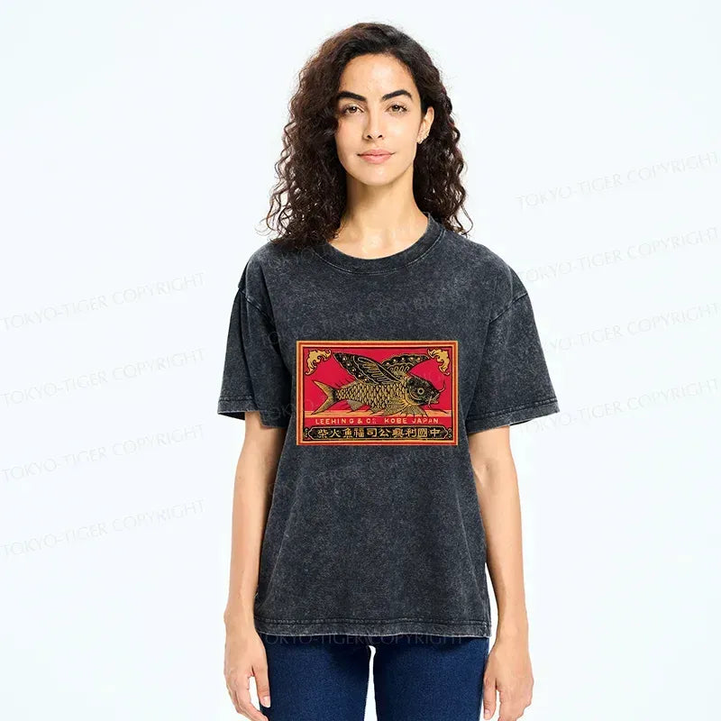 Washed Japanese T-Shirt Free Shipping