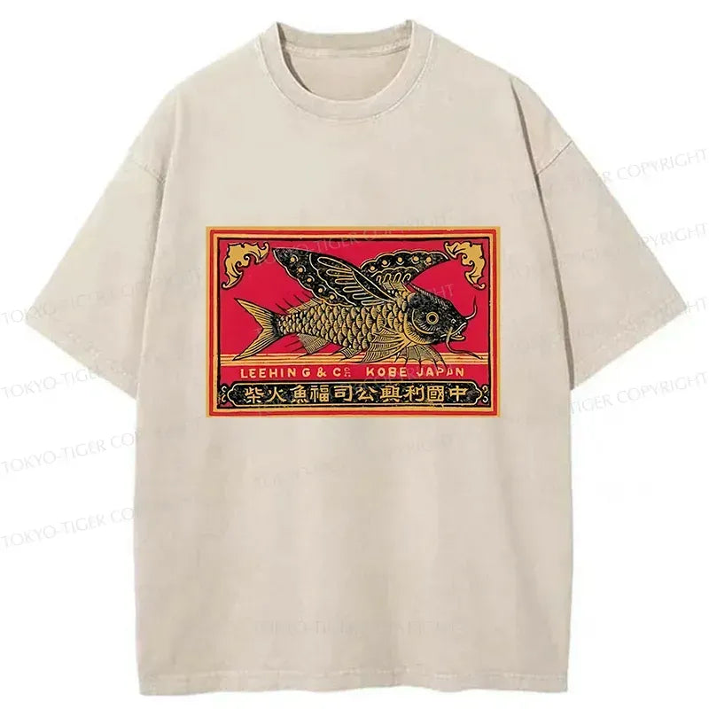 Kyoto Style Fish Tee for Summer