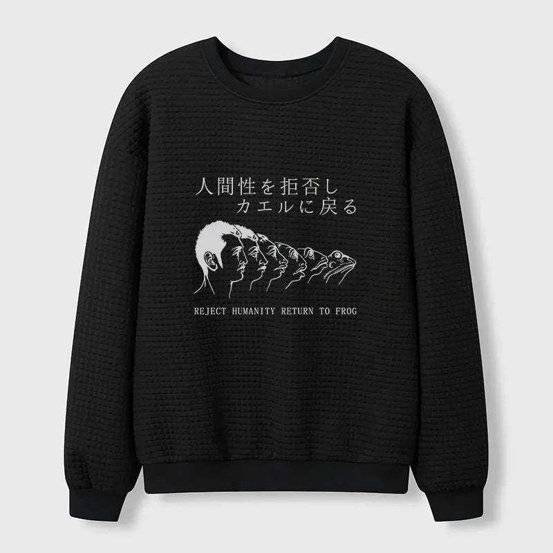 Retro Unisex Frog Sweatshirt for Everyday