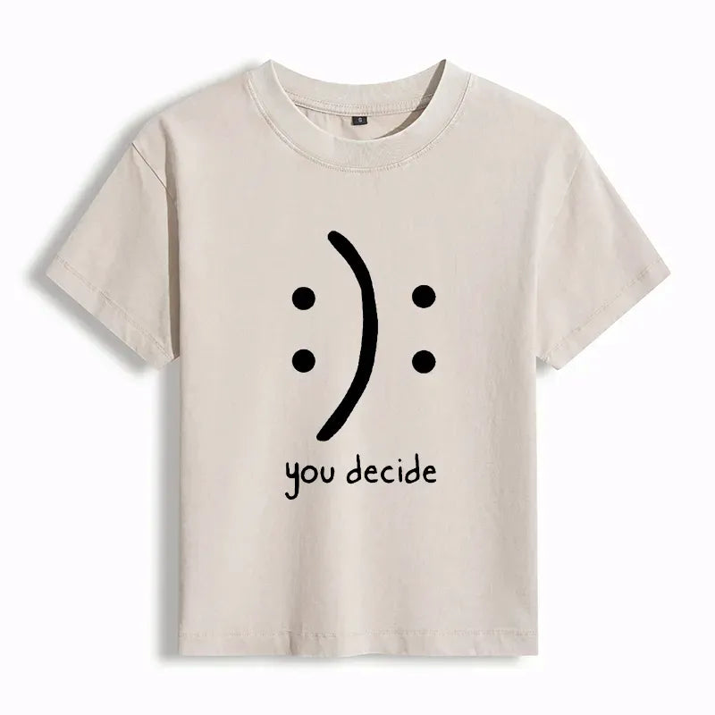 Kyoto-Lion Laugh Or Sad Women's Washed T-shirt