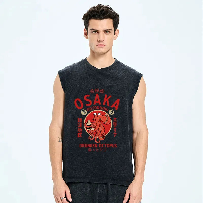 Japanese Washed Tank for Summer