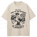 Kyoto-Lion Silly Goose With Sunglasses Washed T-Shirt