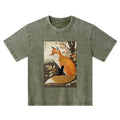 Japanese Washed T-Shirt for Kids Gift Idea