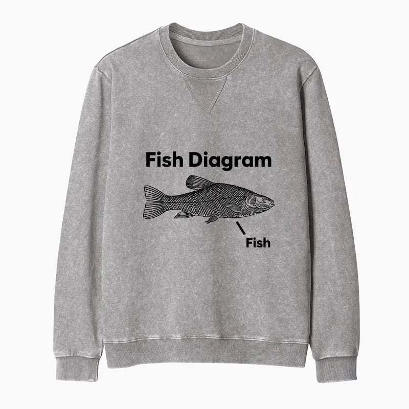 Best Seller Washed Terry Sweatshirt for Vacation