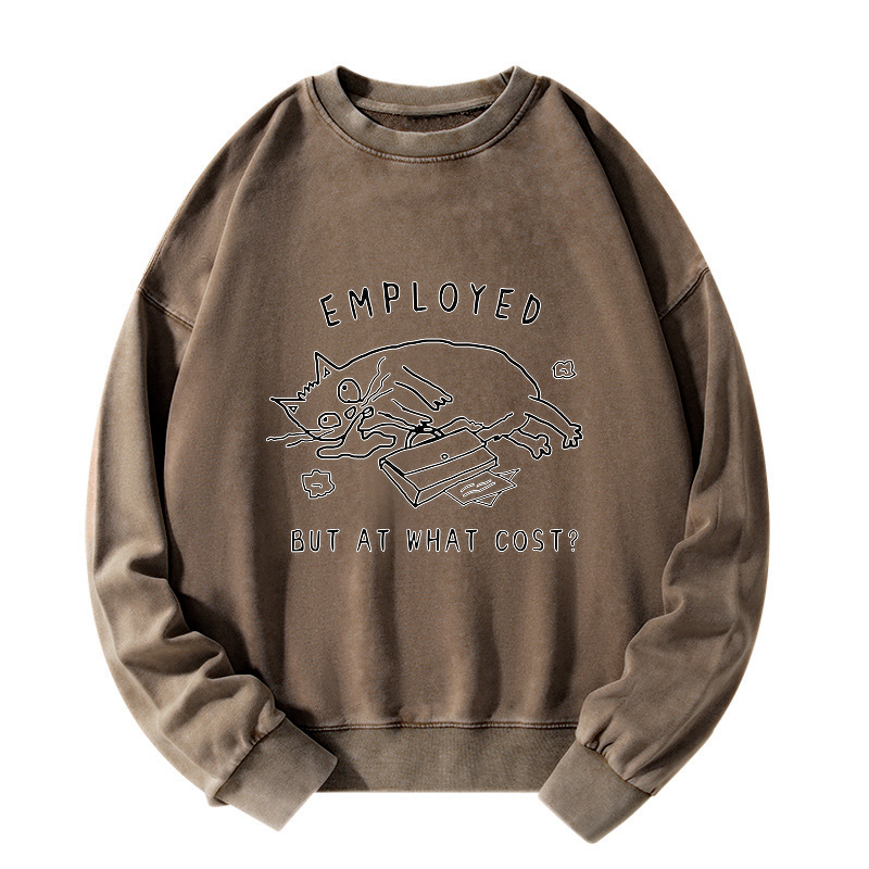 kyoto lion washed sweatshirt for daily wear
